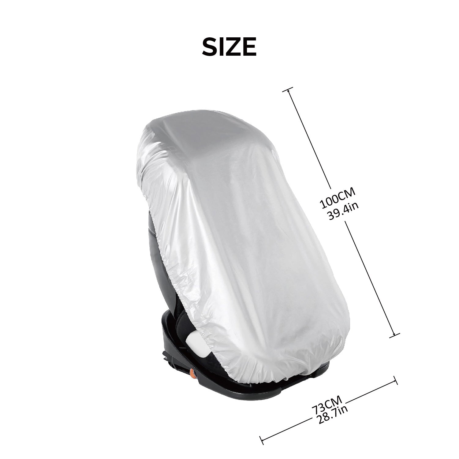 Car Seat Sunshade - Hitzeschutzbezug für Kinderautositze Gruppe 0