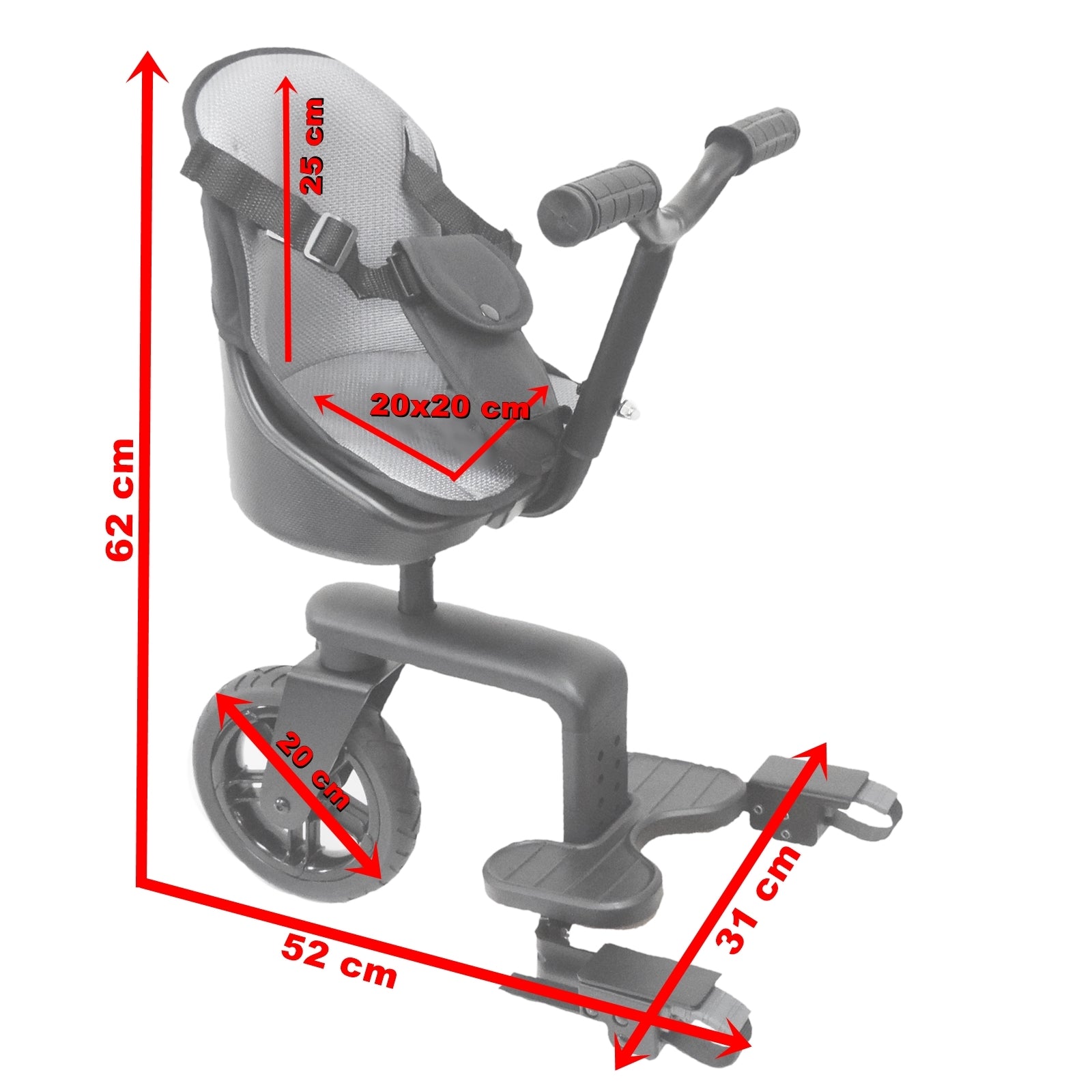 Uno Rider - all terrain Geschwistersitz